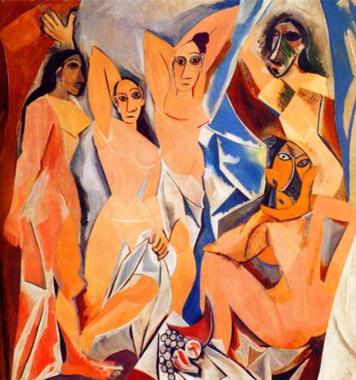▲ Pablo Picasso(1907)-아비뇽의 처녀들